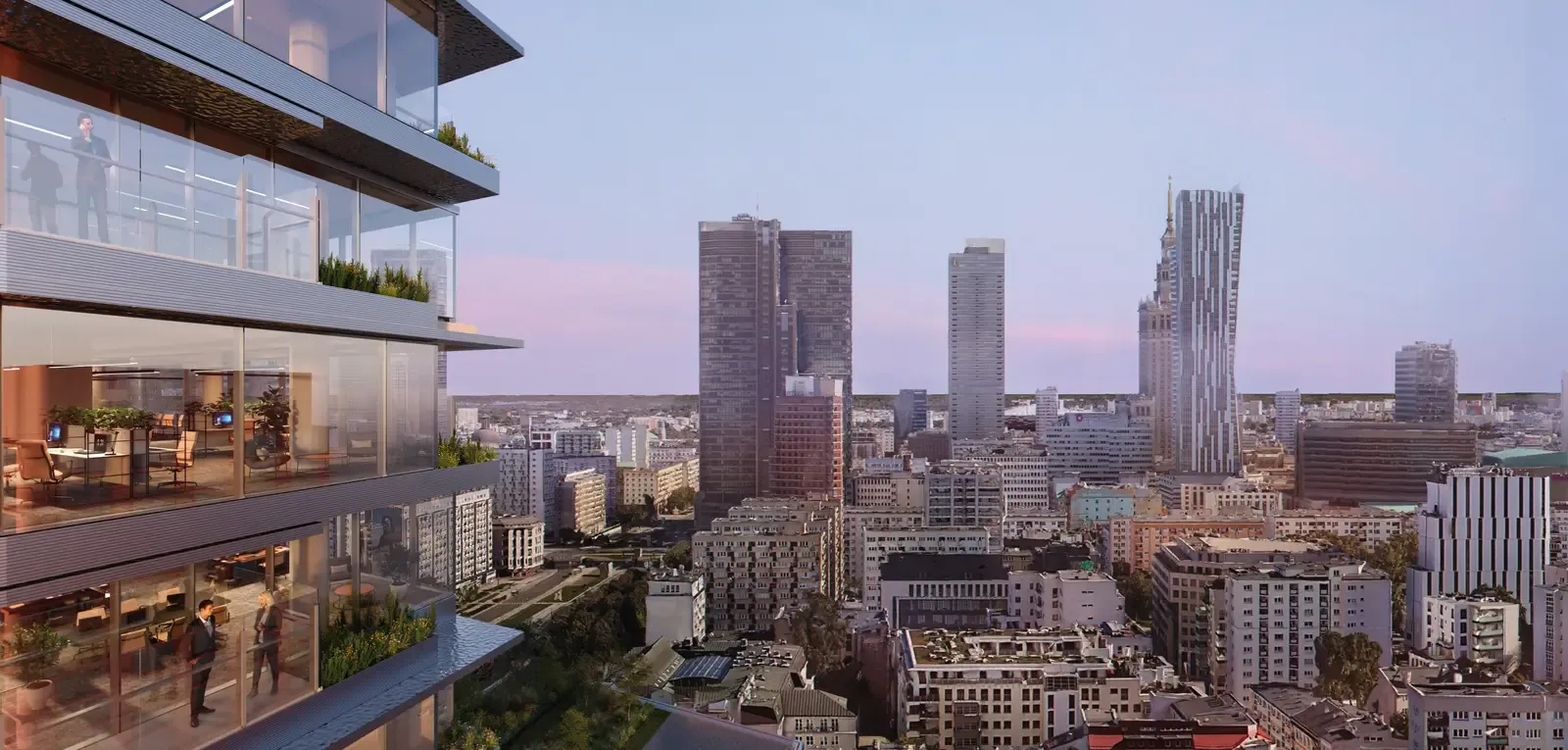 Tile AFI Tower - wizualizacja zewnętrzna