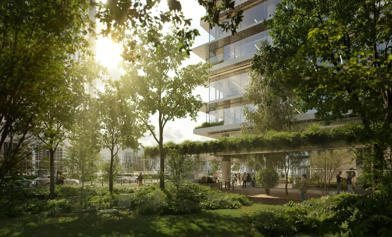 Tile AFI Tower - wizualizacja zewnętrzna