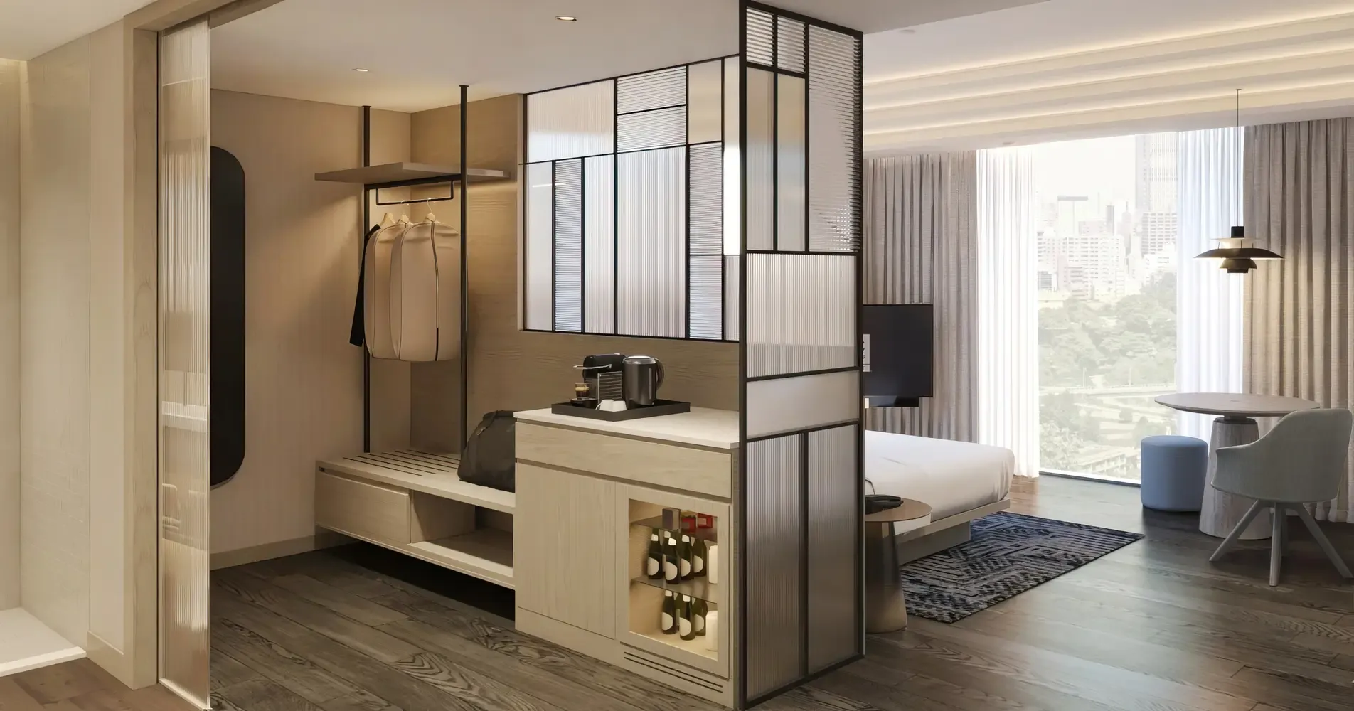 Tile AFI Airport City Business Avenue - AC Hotel Airport City by Marriott